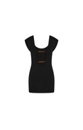 Maya Mini Dress - Liquorice