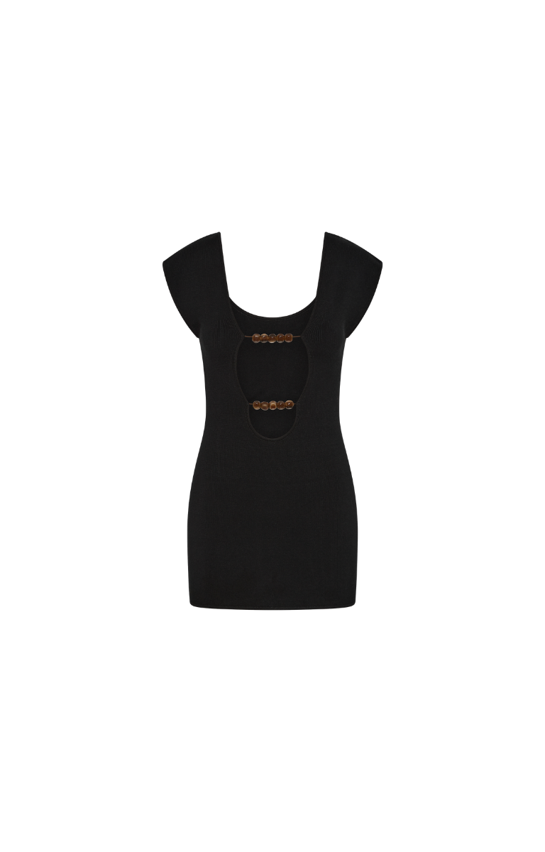 Pre-order Maya Mini Dress - Liquorice