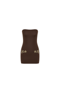 Lily Mini Dress - Cocoa
