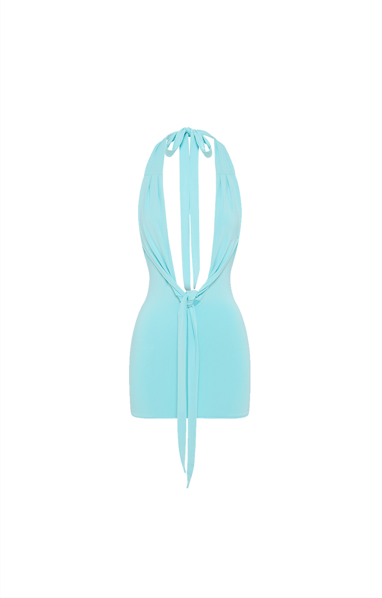 Bemb Mini Dress - Aquamarine SABOA STUDIOS Bemb Mini Dress - Aquamarine SABOA STUDIOS