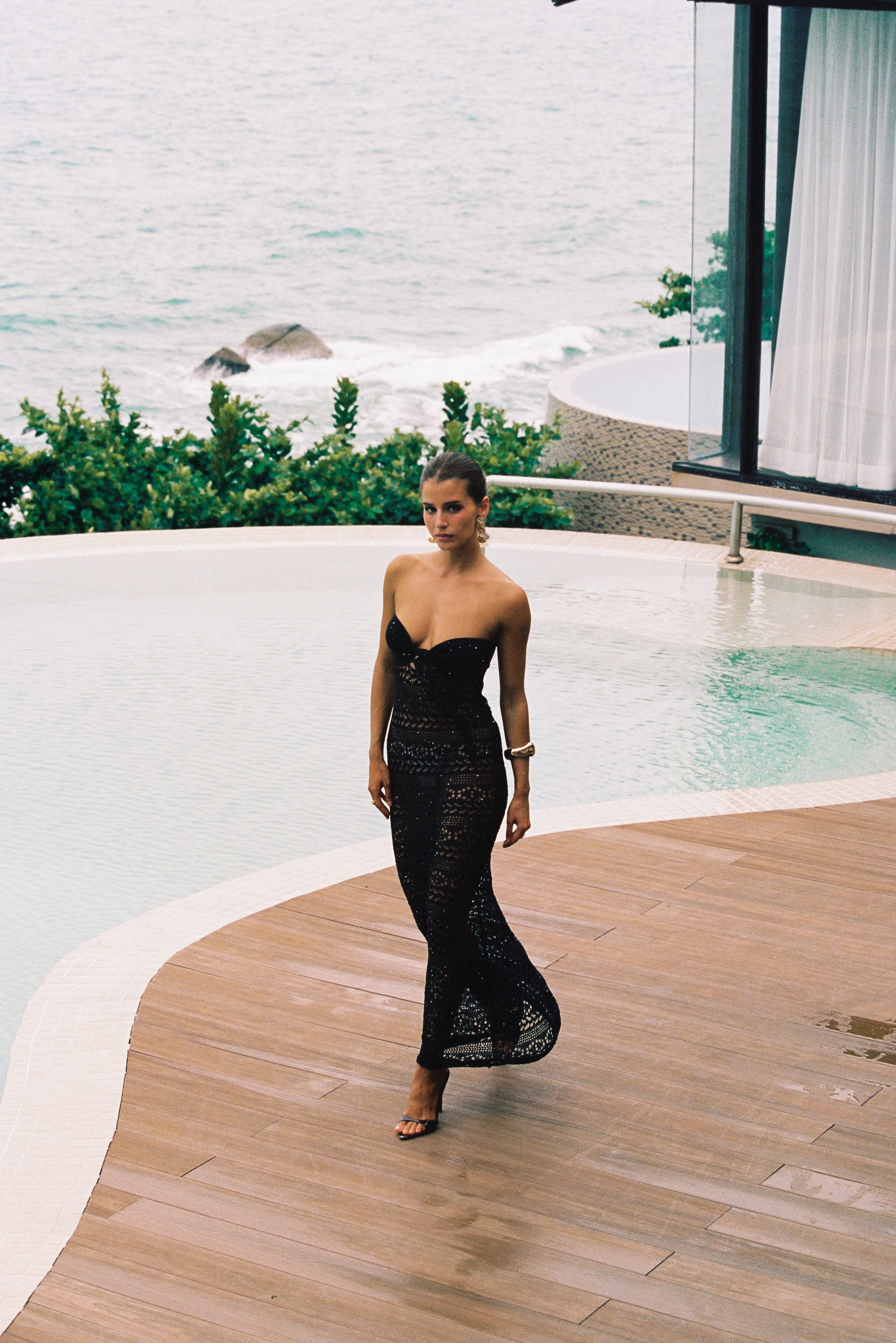 Pre-order Jasmine Maxi Dress - Onyx