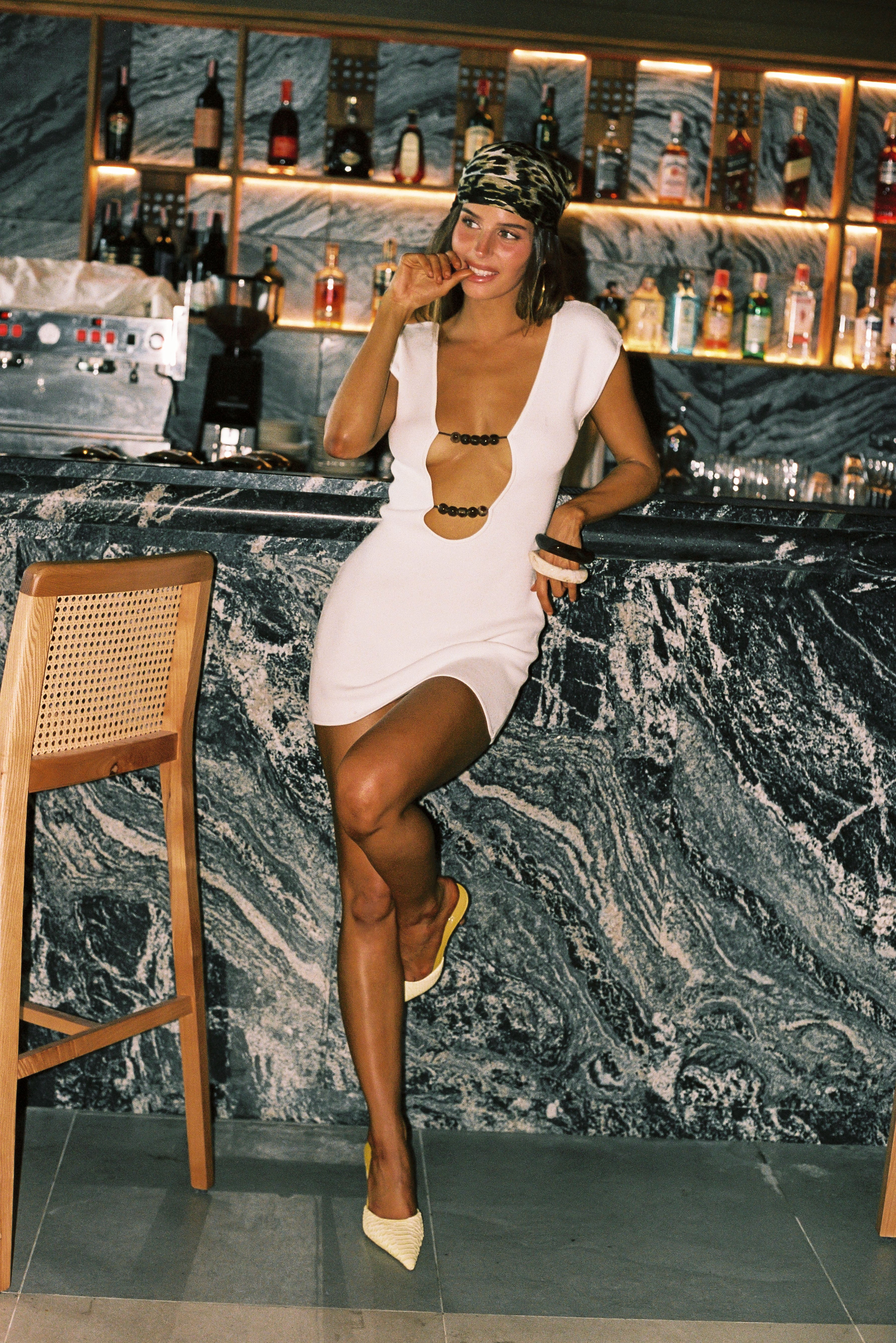 Pre-order Maya Mini Dress - Coconut Martini
