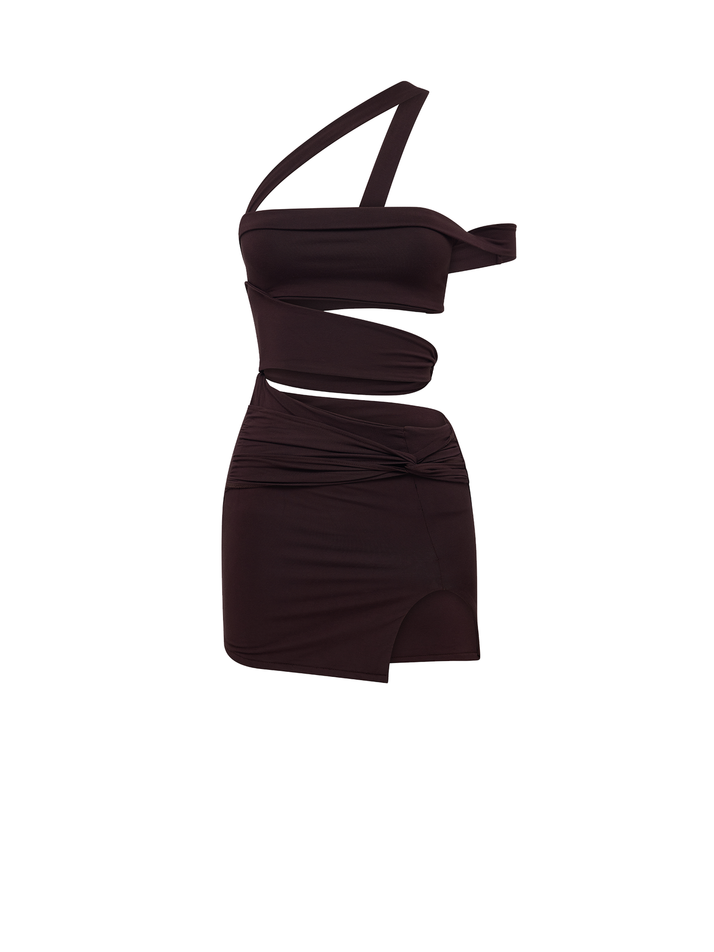 PRE-ORDER INES MINI DRESS - ESPRESSO