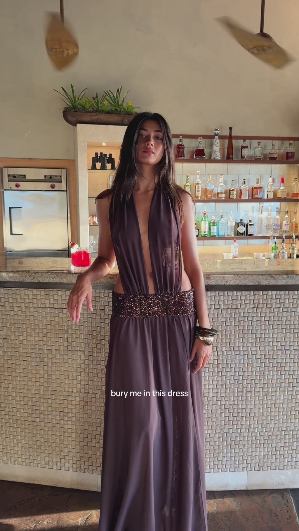 Alessandra Dress - Toasted Sugar