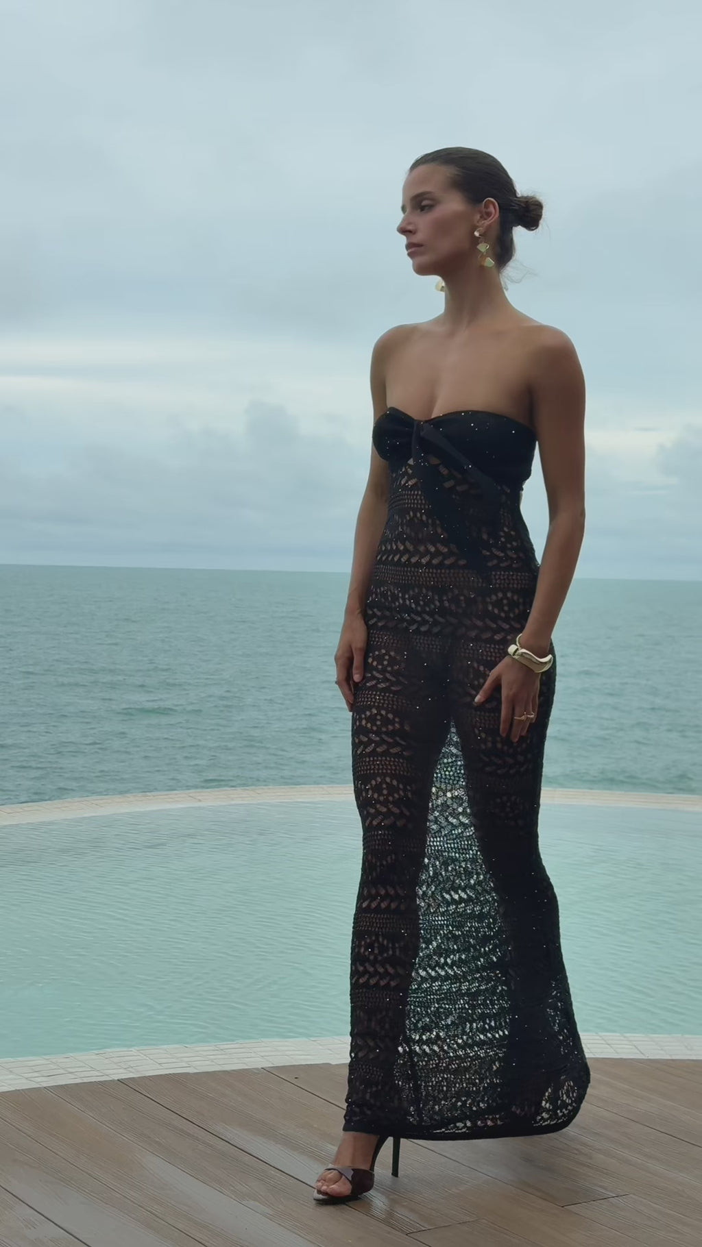 Pre-order Jasmine Maxi Dress - Onyx