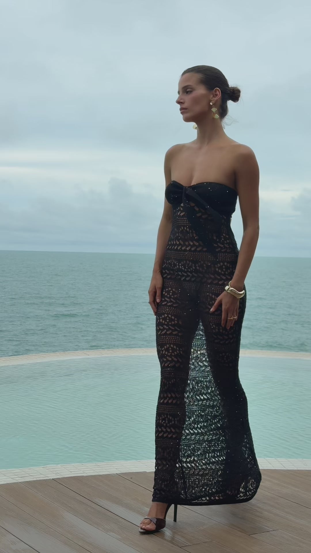 Pre-order Jasmine Maxi Dress - Onyx